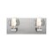 Besa Lighting Boca Vanity, Clear, Satin Nickel Finish, 2x40W Halogen 2WF-BOCACL-SN - alternate 1